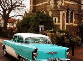 American Buick for wedding hire in London